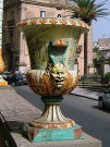 カルタジローネ Caltagirone 陶器の装飾